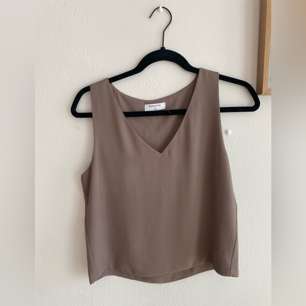 Babaton sleeveless blouse
